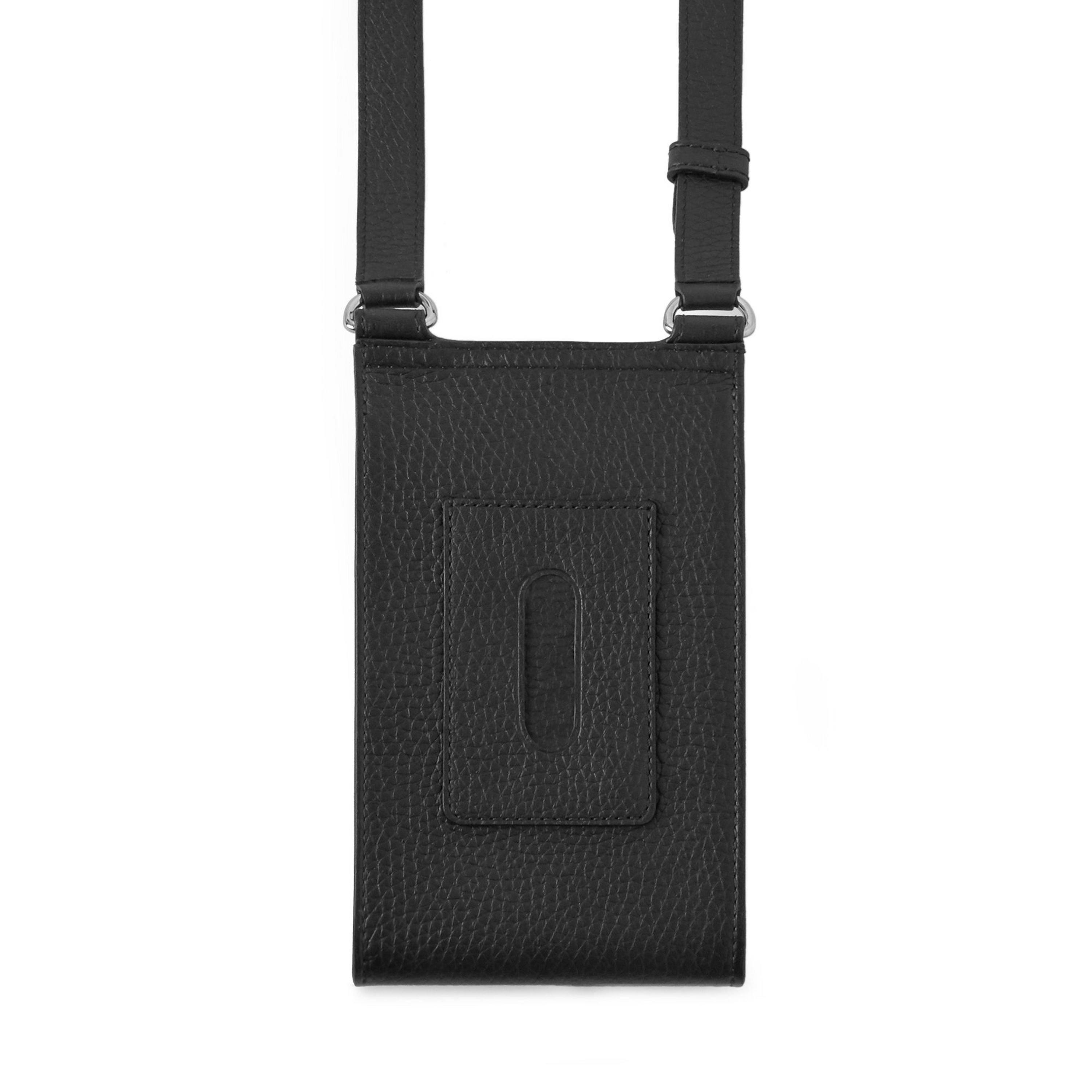 Black Silver HG - Mulberry - Mini Antony Leather Crossbody Pouch - 4