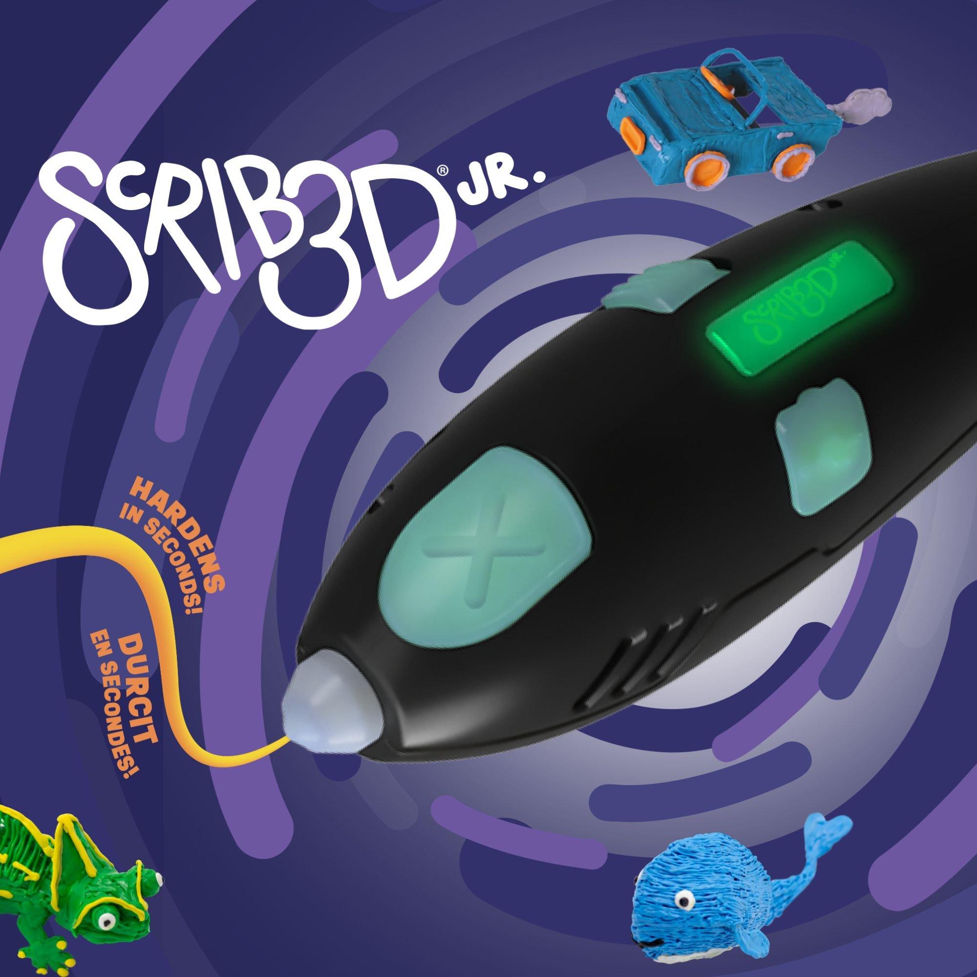 (Scribjr) Multi - SCRIB3D - 3D Pen for kids crafting  Junior Scribble Pen Set - 3