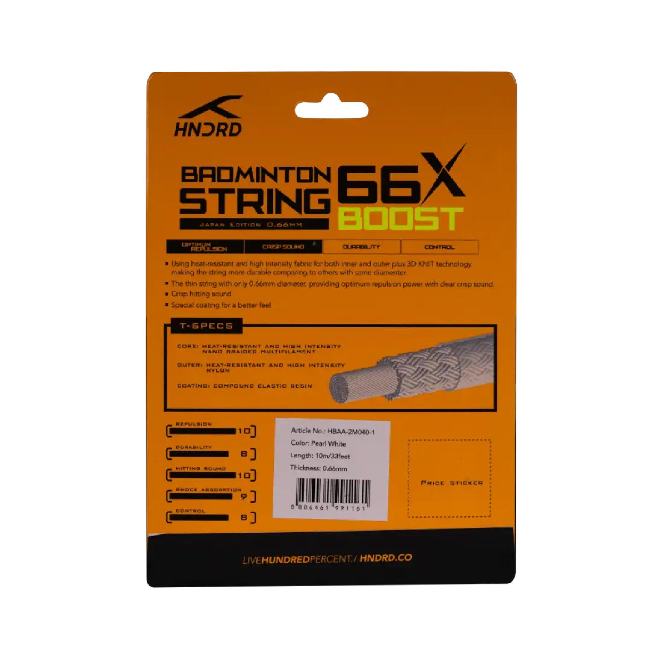 Multi - Hundred - 66X Boost Badminton Strings - 2