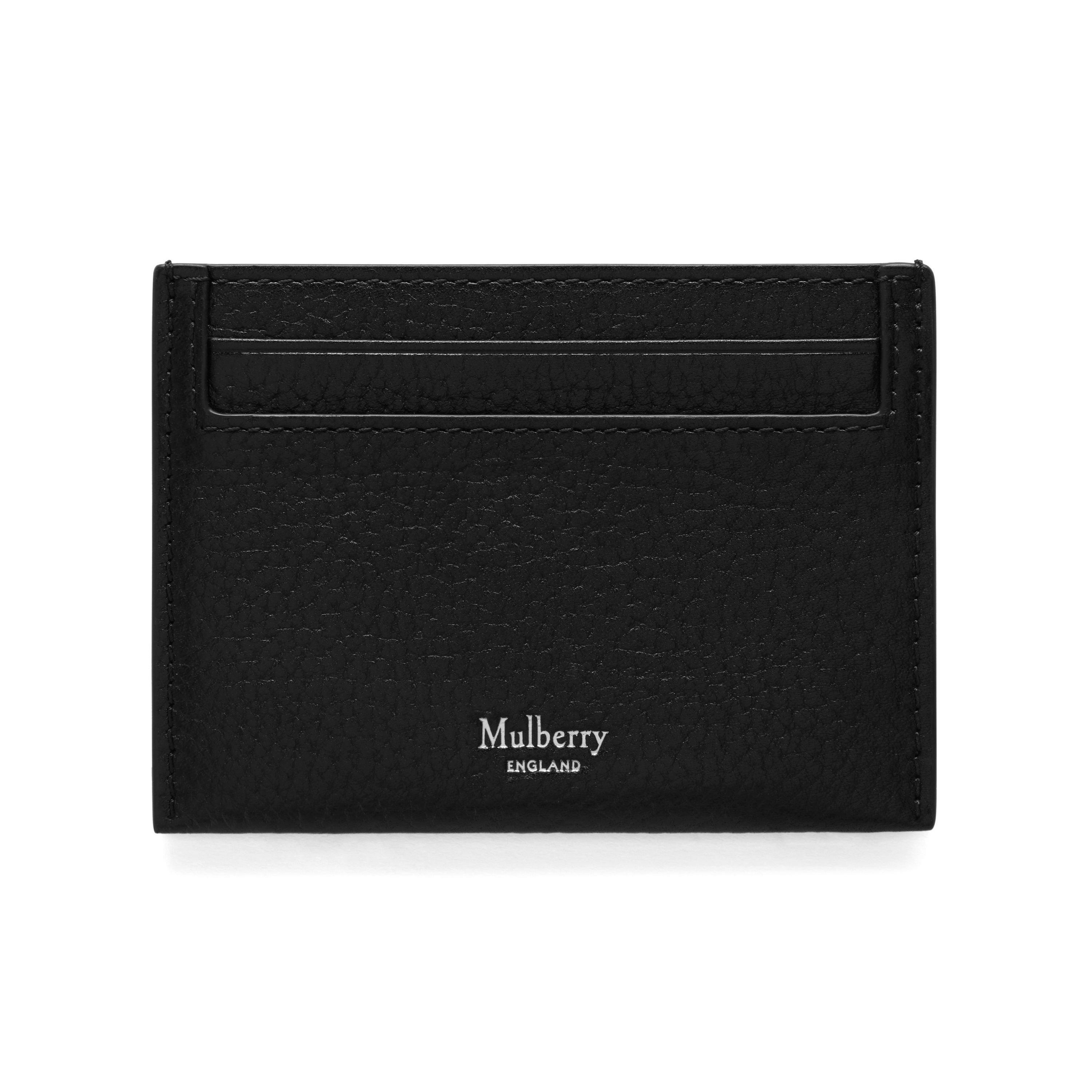 Black SCG - Mulberry - Heritage Leather Credit Card Slip - 1