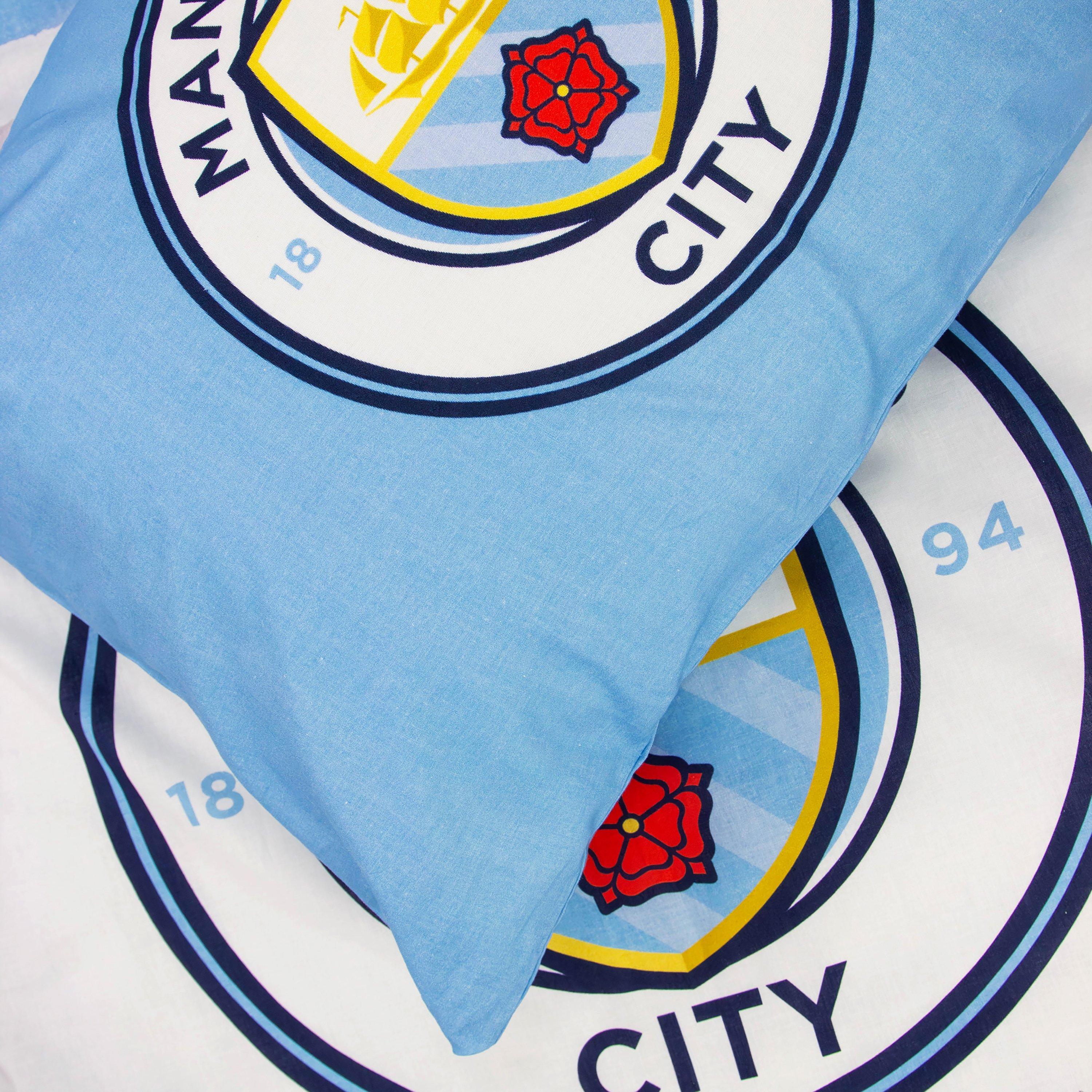 Blue - Team - Manchester City FC Stadium Single Panel Duvet - 6