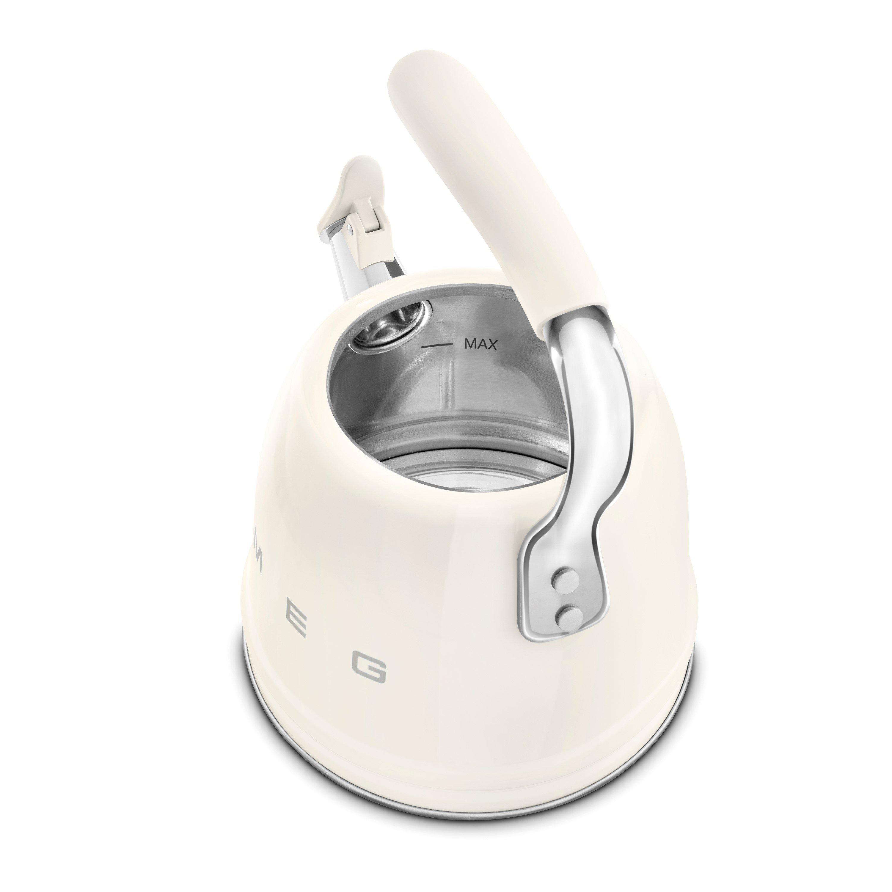 Cream - Smeg - 50's Style Whistling Kettle - 5