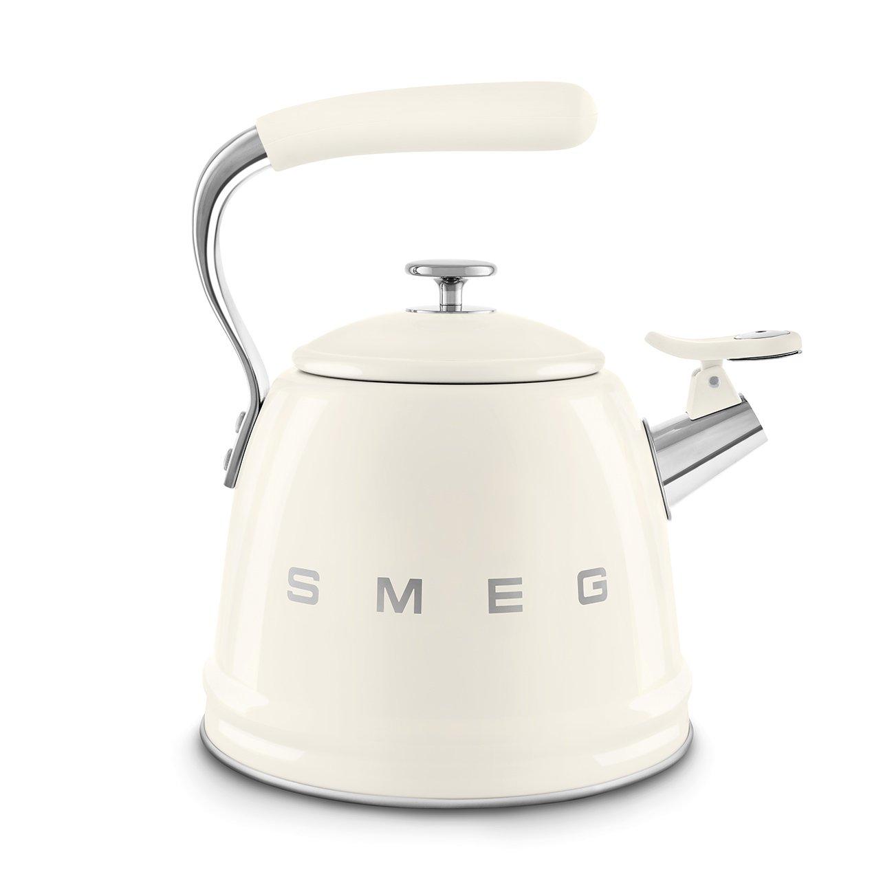 Cream - Smeg - 50's Style Whistling Kettle - 6