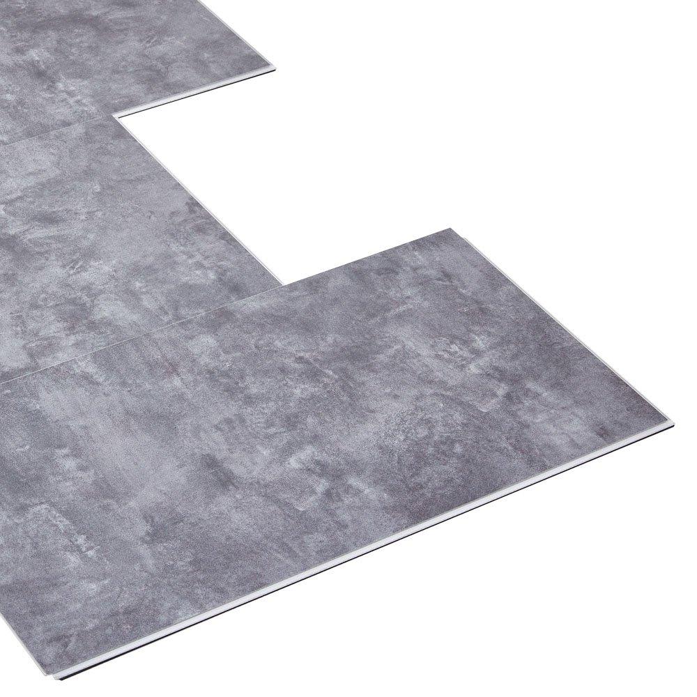 Grey - LIFE IDEAS - 16Pcs PVC Flooring - 5