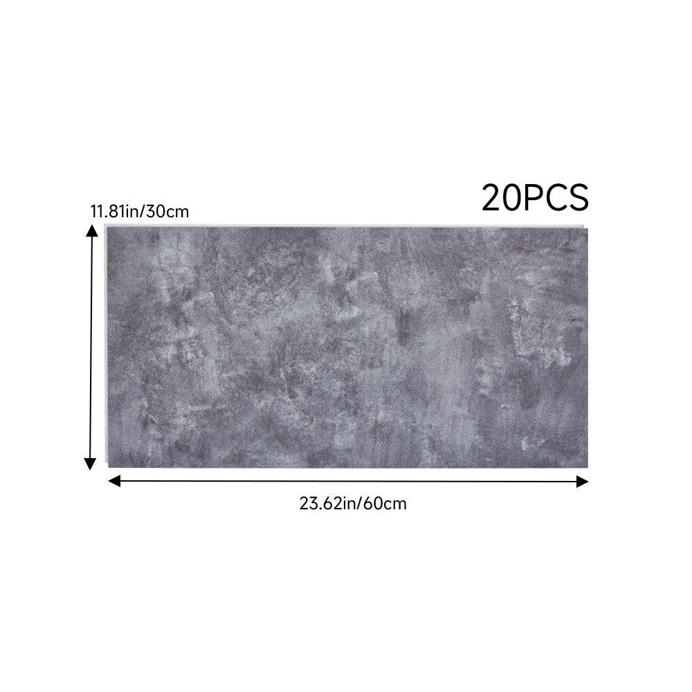 Grey - LIFE IDEAS - 16Pcs PVC Flooring - 7