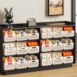 LIFE IDEAS Collapsible Expandable Storage Bin Organiser