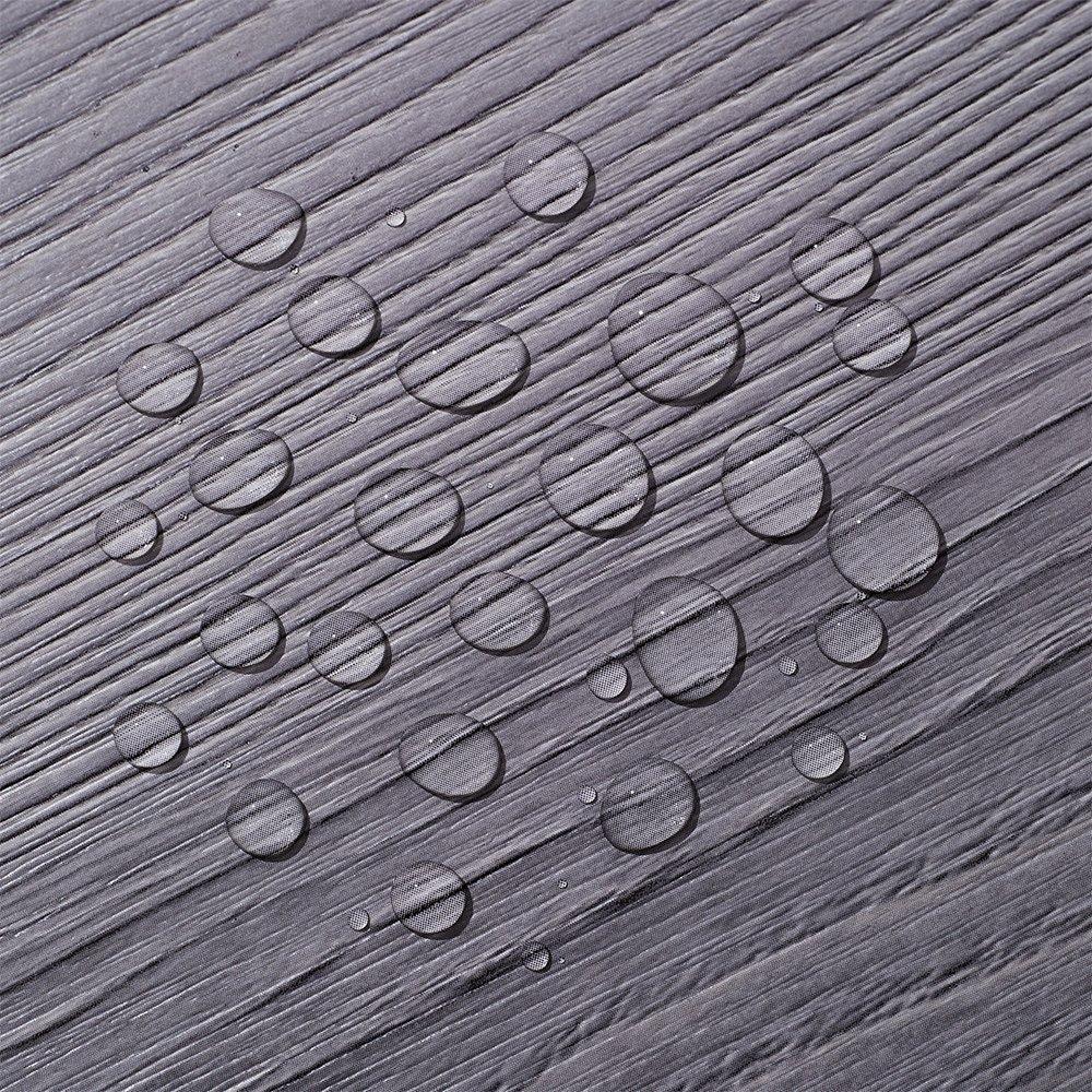 Grey - LIFE IDEAS - Rustic Wood Grain Self-adhesive PVC Flooring - 9