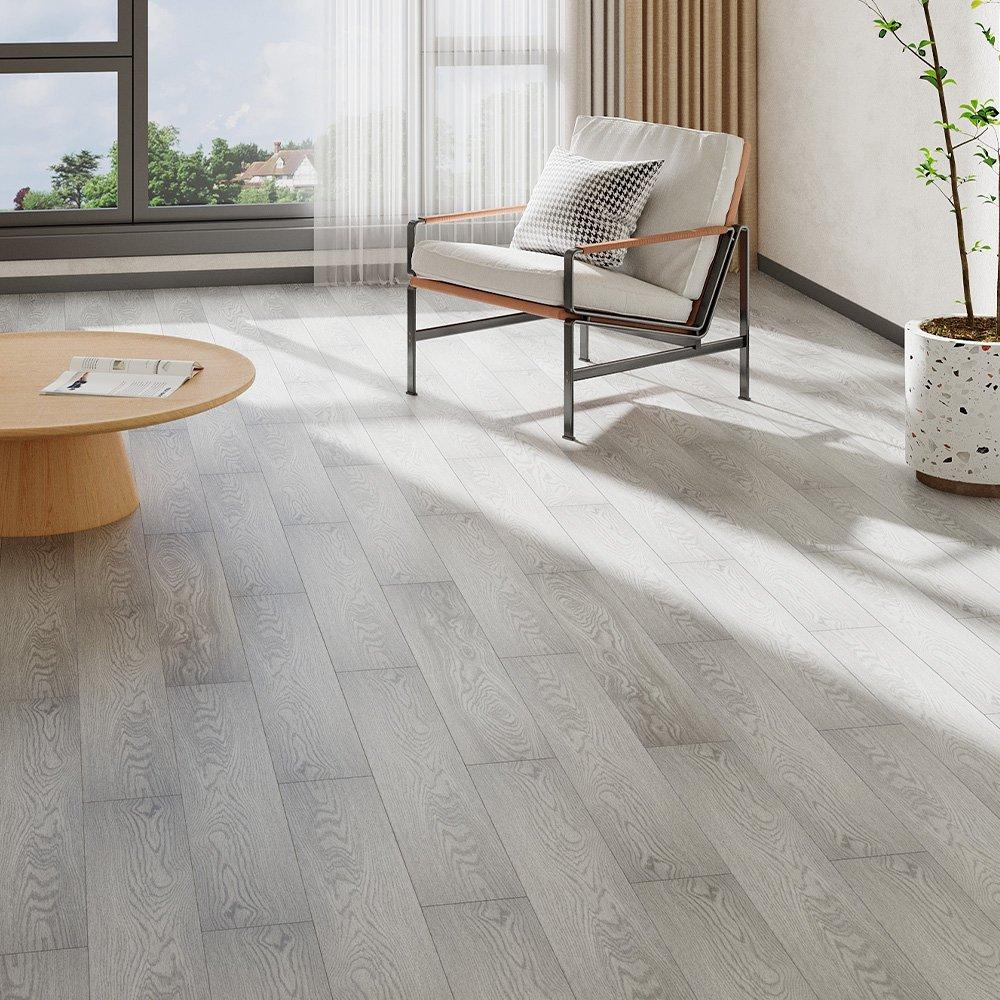 Grey - LIFE IDEAS - 20Pcs Wood Grain PVC Flooring - 2