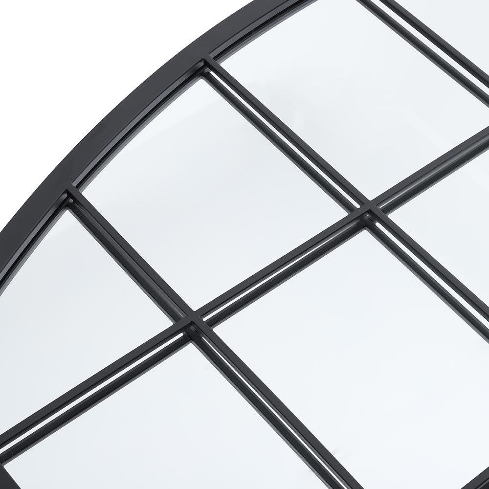 Black - LIFE IDEAS - Arched Wall Mirror for Decor Black Framed Wall - 6