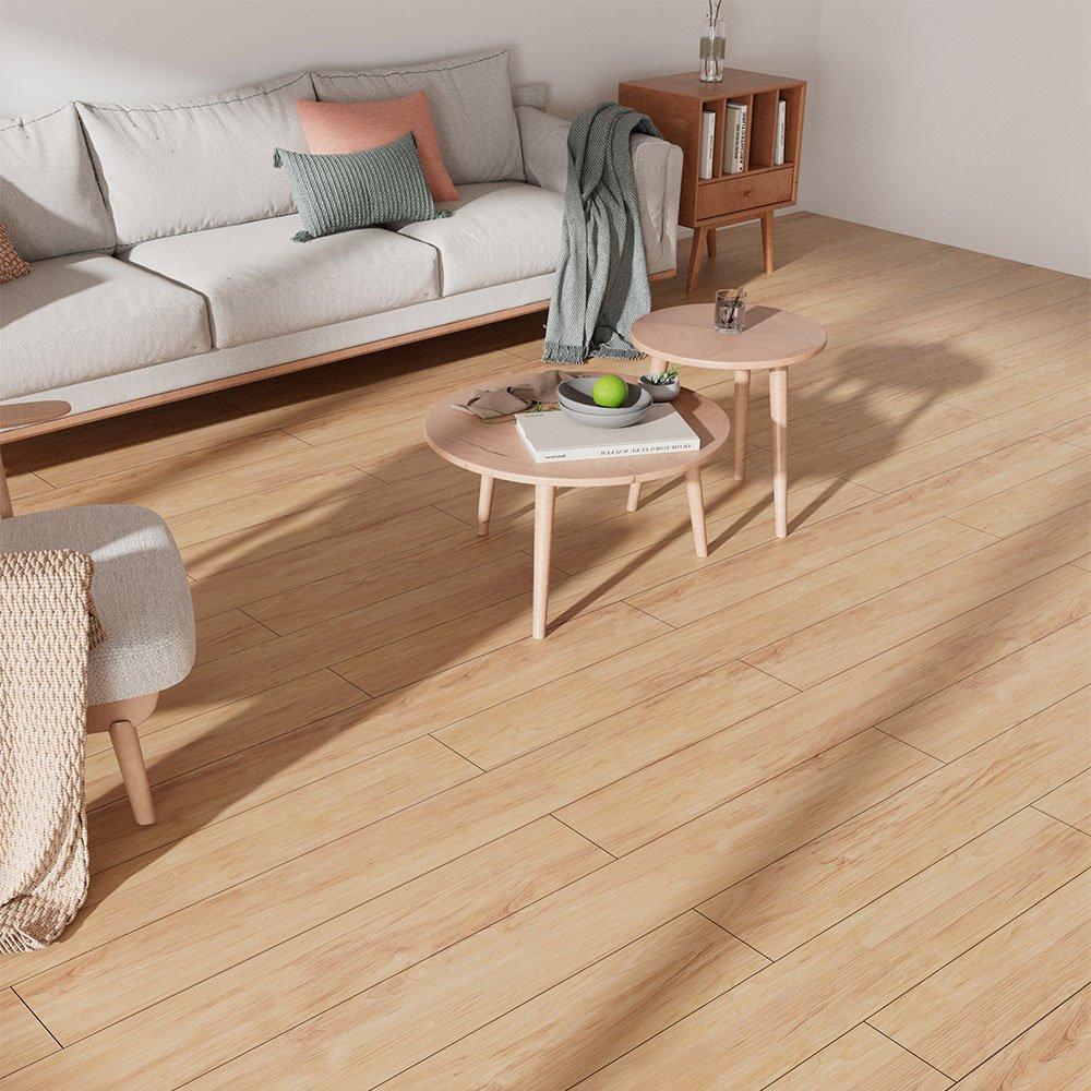 Brown - LIFE IDEAS - Wood Grain SPC Vinyl Flooring - 1