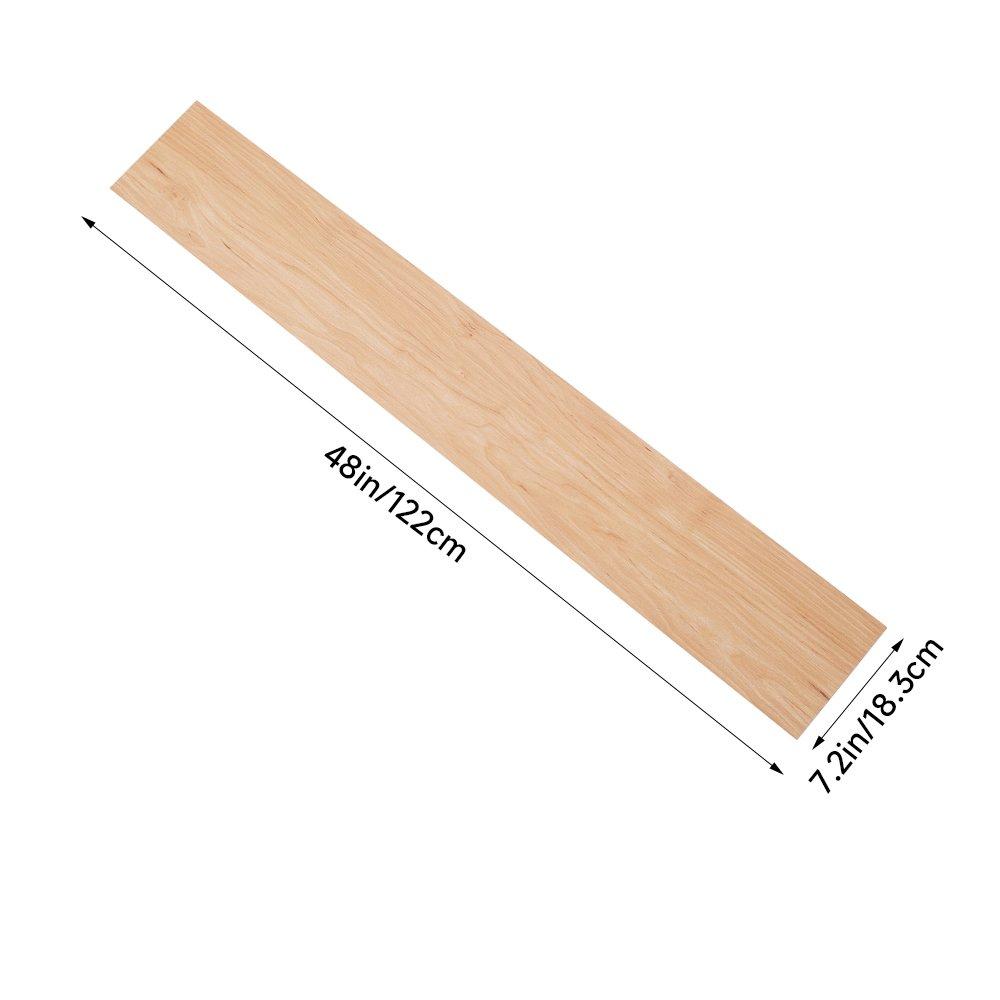 Brown - LIFE IDEAS - Wood Grain SPC Vinyl Flooring - 8