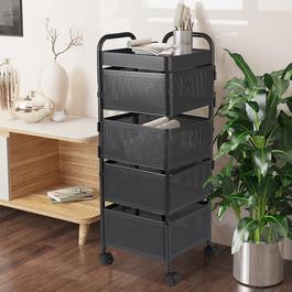 LIFE IDEAS 5-Tier Kitchen Storage Rack with Wheels