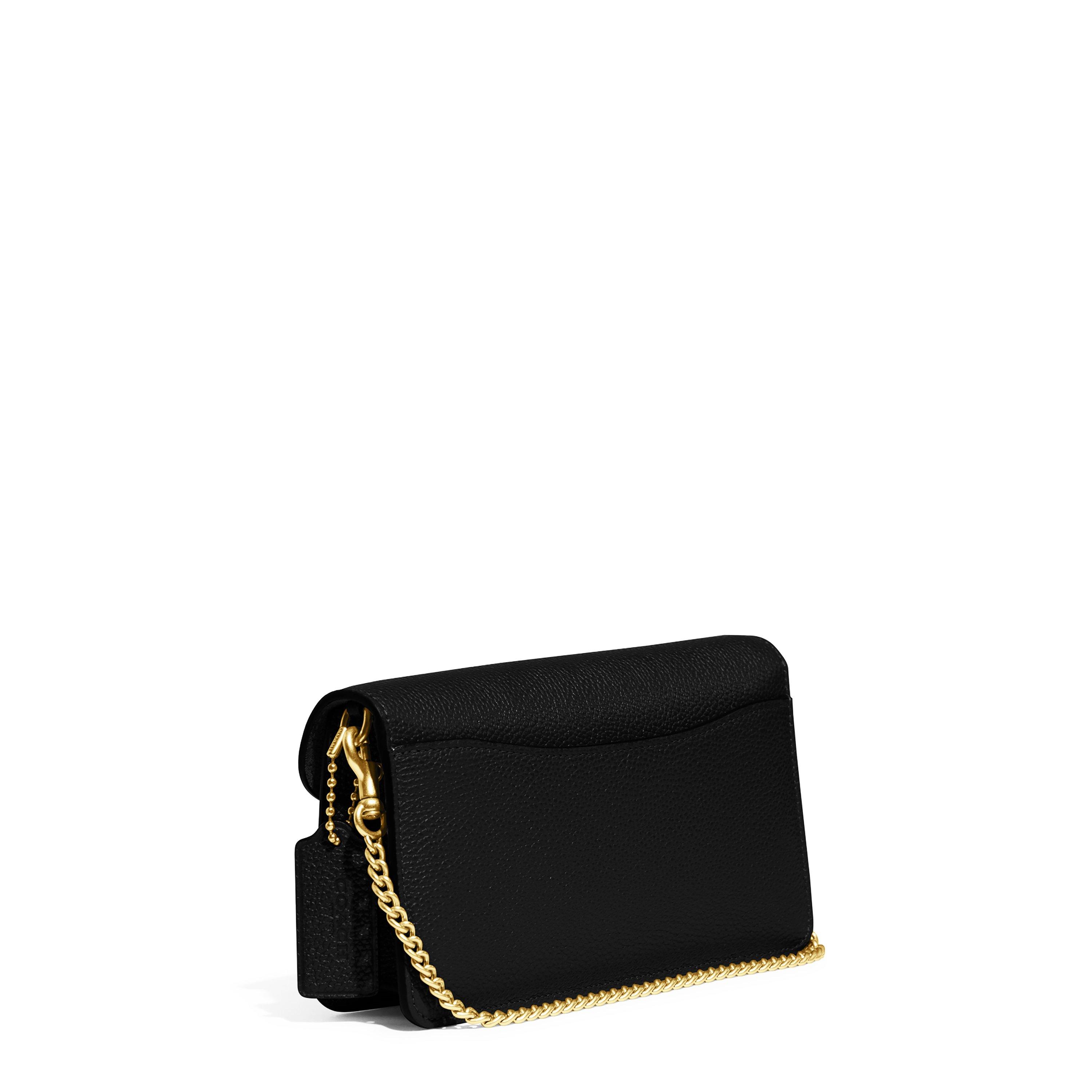 b4/black - Coach - Women's Tabby Chain Clutch Bag - 4