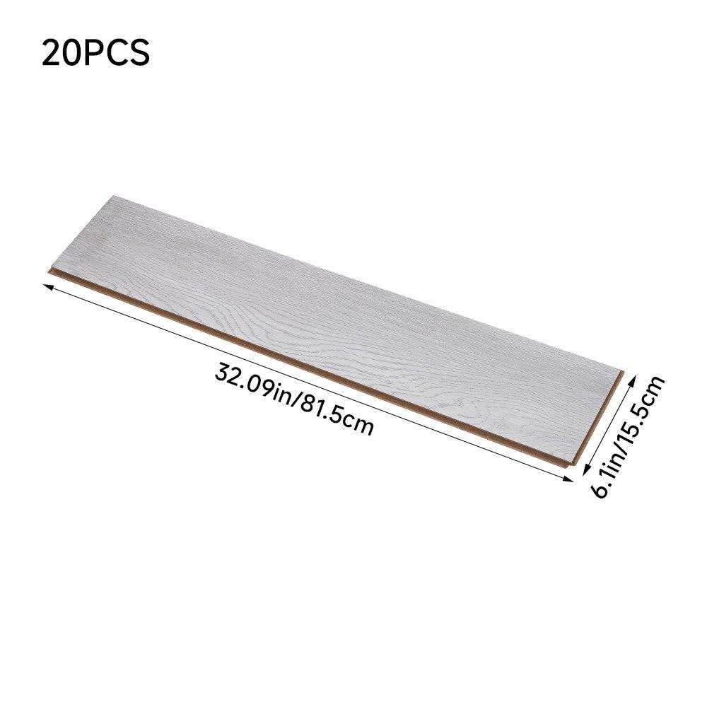 Grey - LIFE IDEAS - 20Pcs 12mm Thickness HDF Flooring - 7