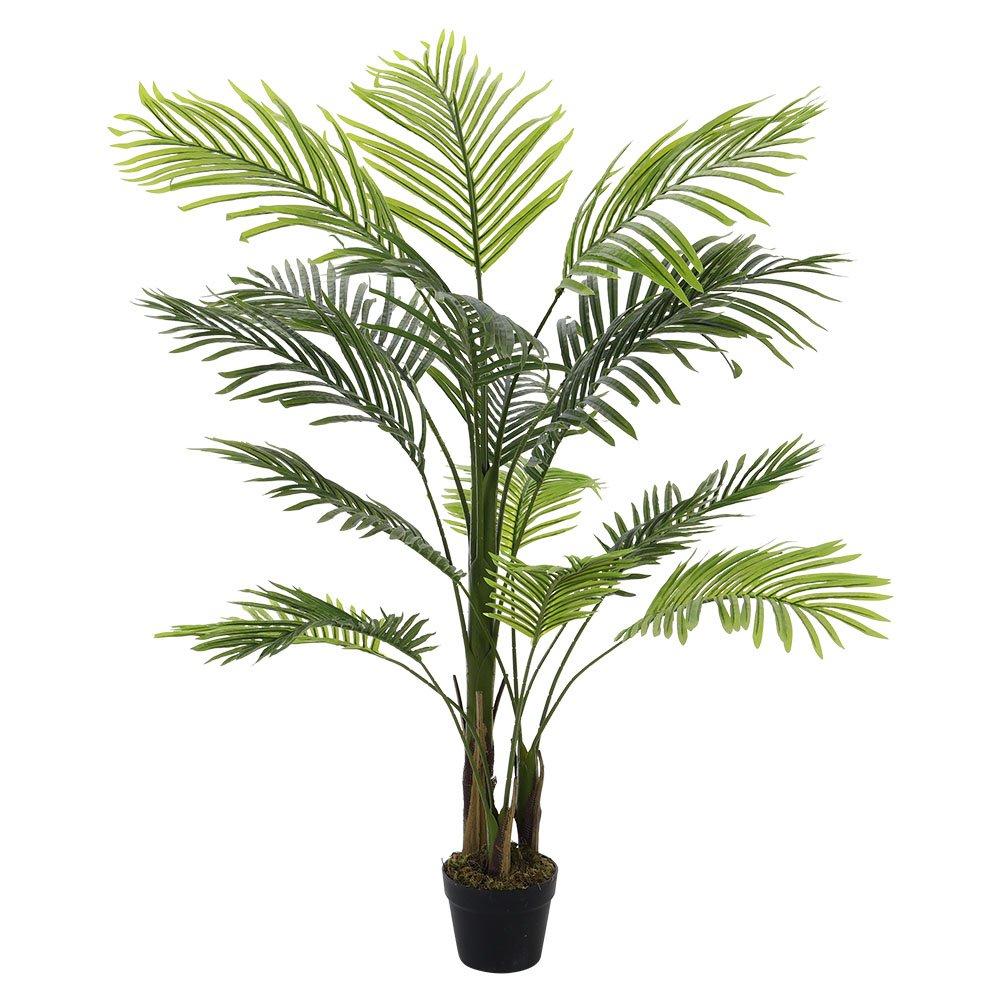 Green - LIFE IDEAS - 150cm Bamboo Palm Tree Indoor Plant Pot - 1