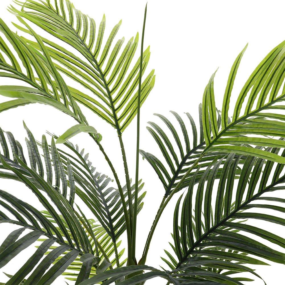 Green - LIFE IDEAS - 150cm Bamboo Palm Tree Indoor Plant Pot - 2