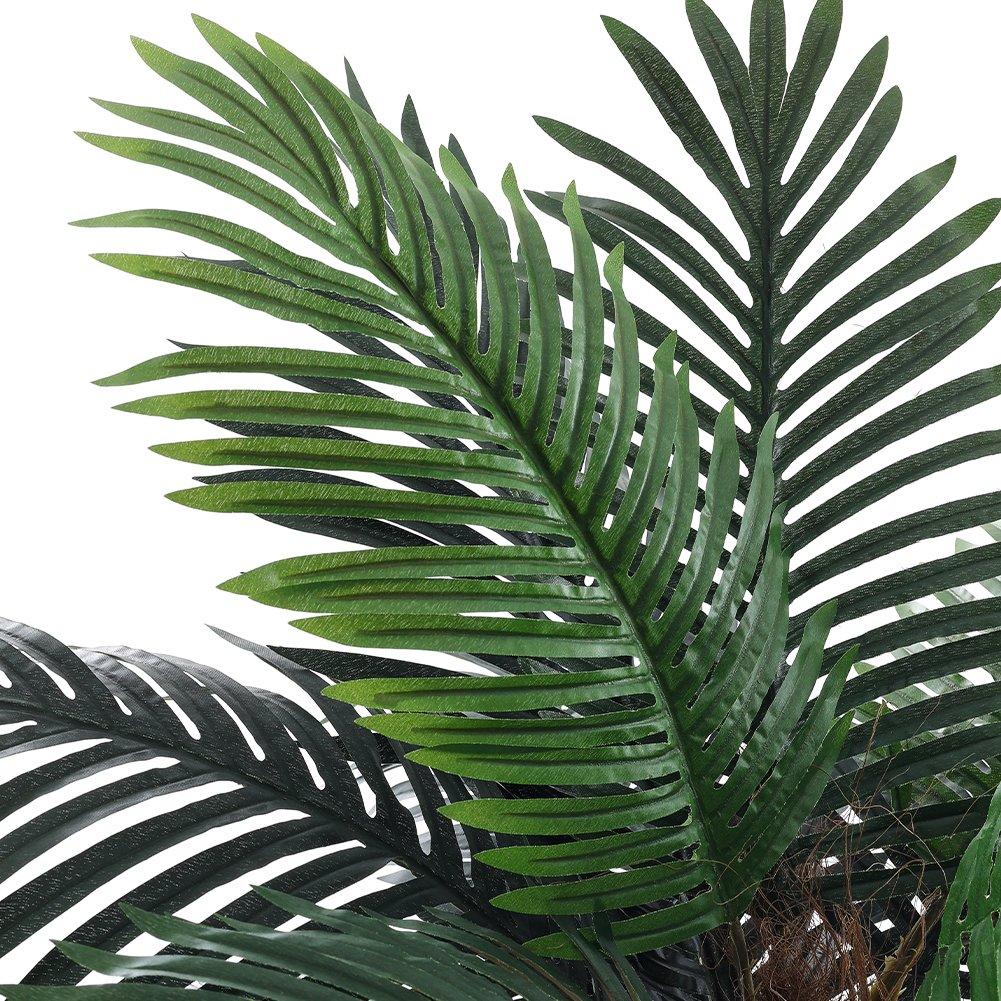 Green - LIFE IDEAS - Simulated Palm Tree Decor with Pot - 4