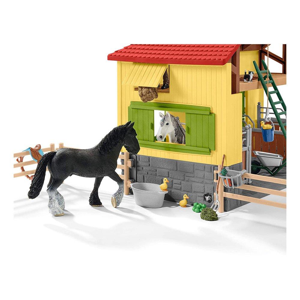 Multi - Schleich - Childrens Horse Stable with Accessories - 4