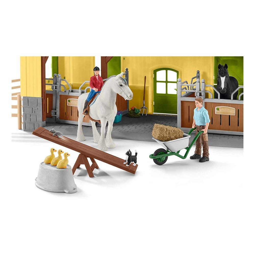 Multi - Schleich - Childrens Horse Stable with Accessories - 5