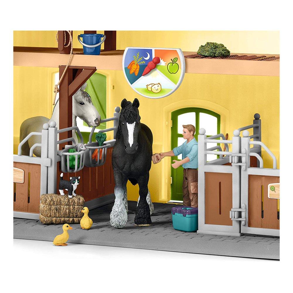 Multi - Schleich - Childrens Horse Stable with Accessories - 6