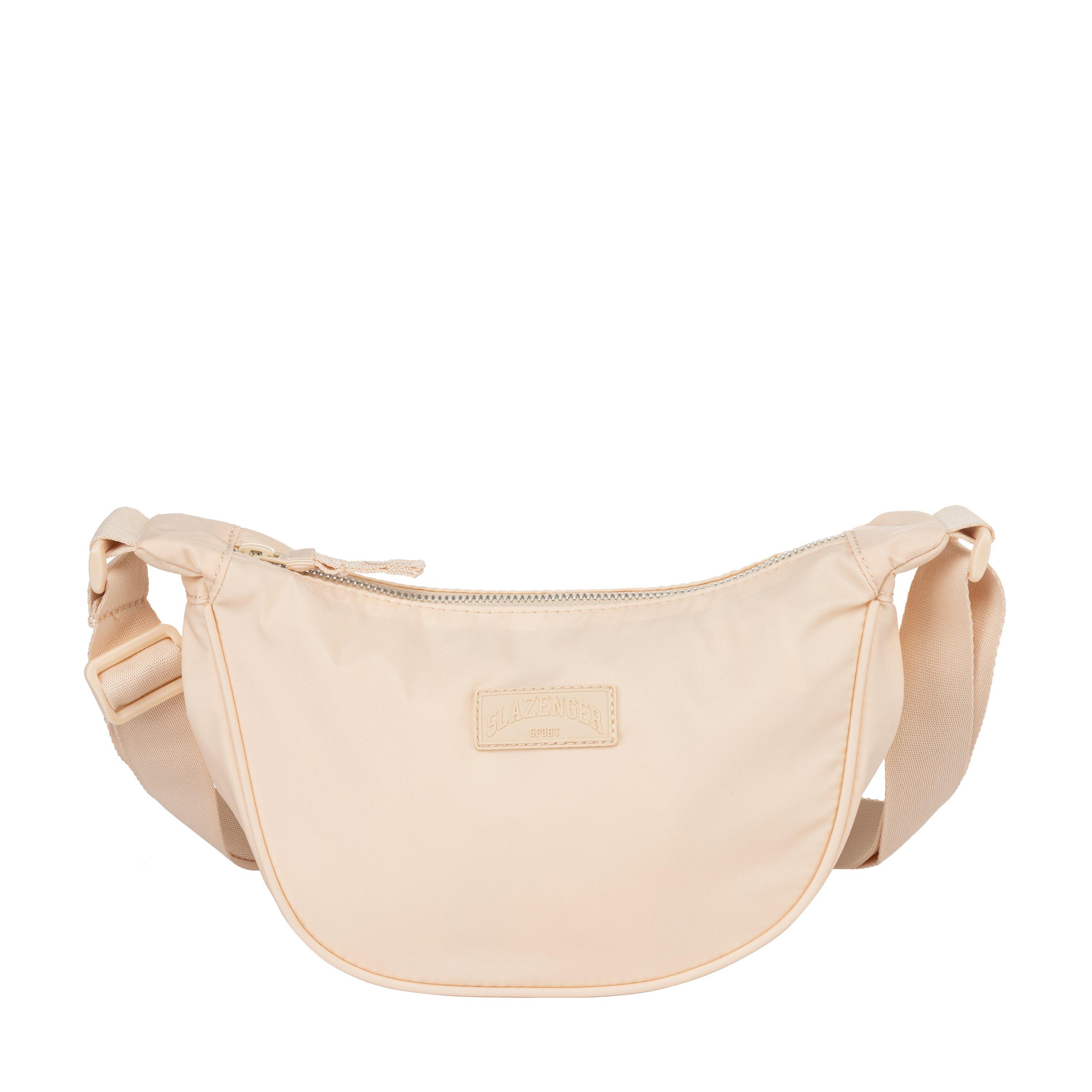 Witte zwaan - Slazenger - Crossbody crescent  Bag White Swan/Black - 1