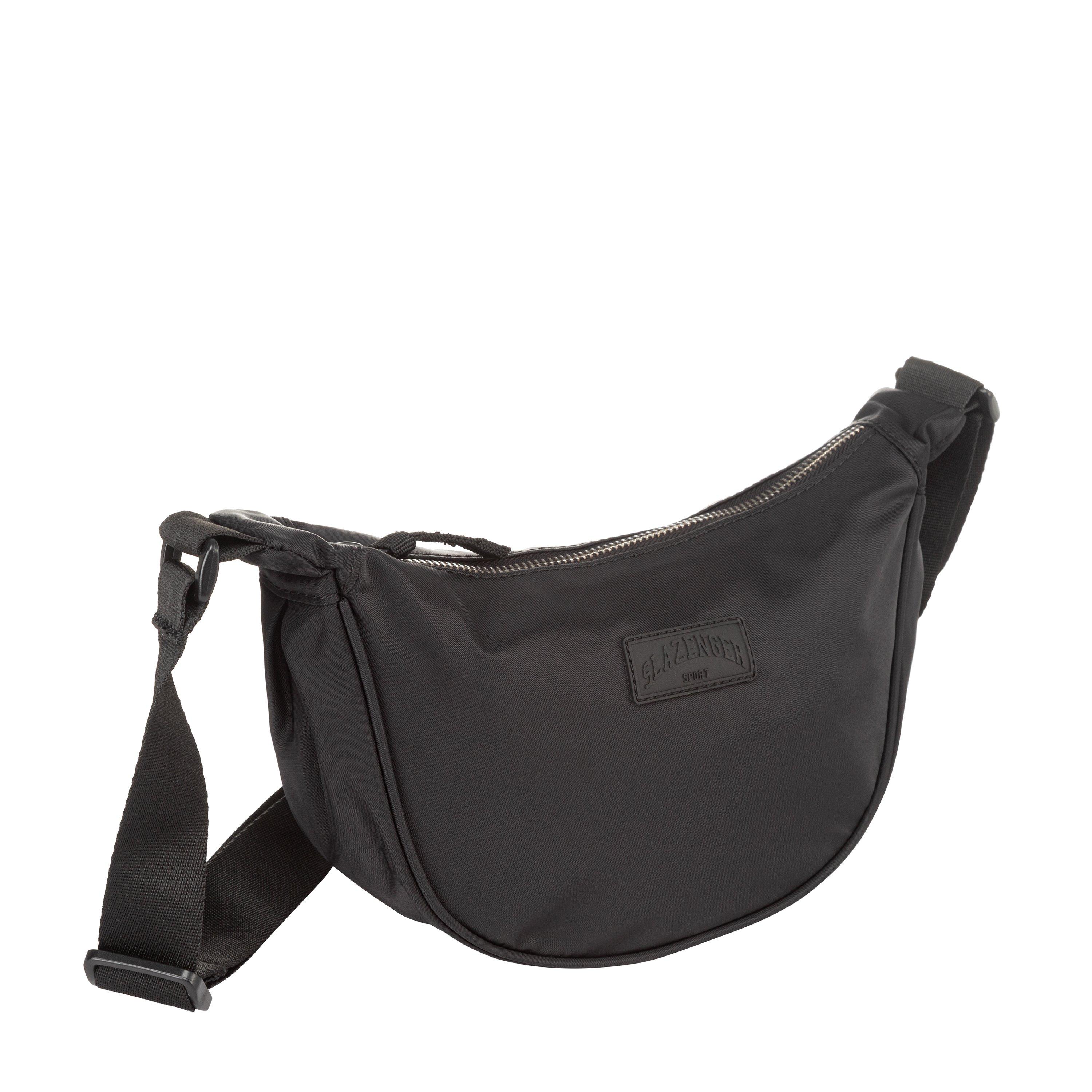 Black - Slazenger - Crossbody crescent  Bag White Swan/Black - 3