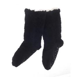 Country Club 2 Pack Slipper Socks - Teddy Fleece Sherpa Lined