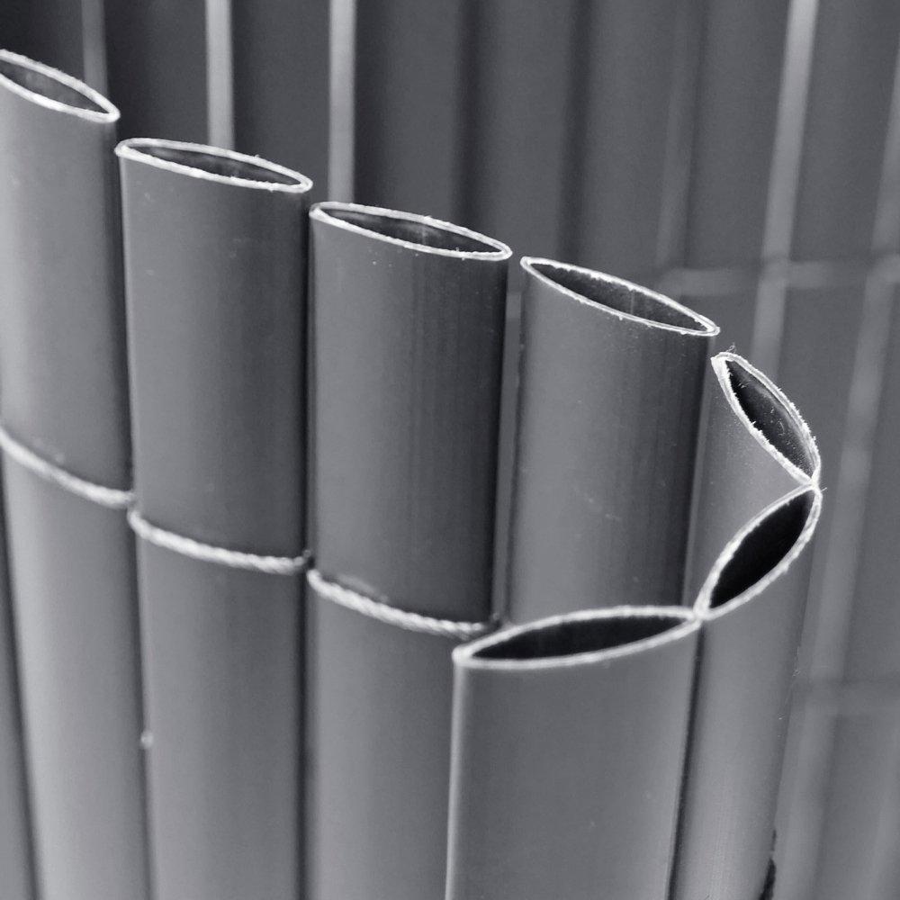 Grey - Breeins - 2x3m PVC Privacy Fence Sun-Block Screen - 5