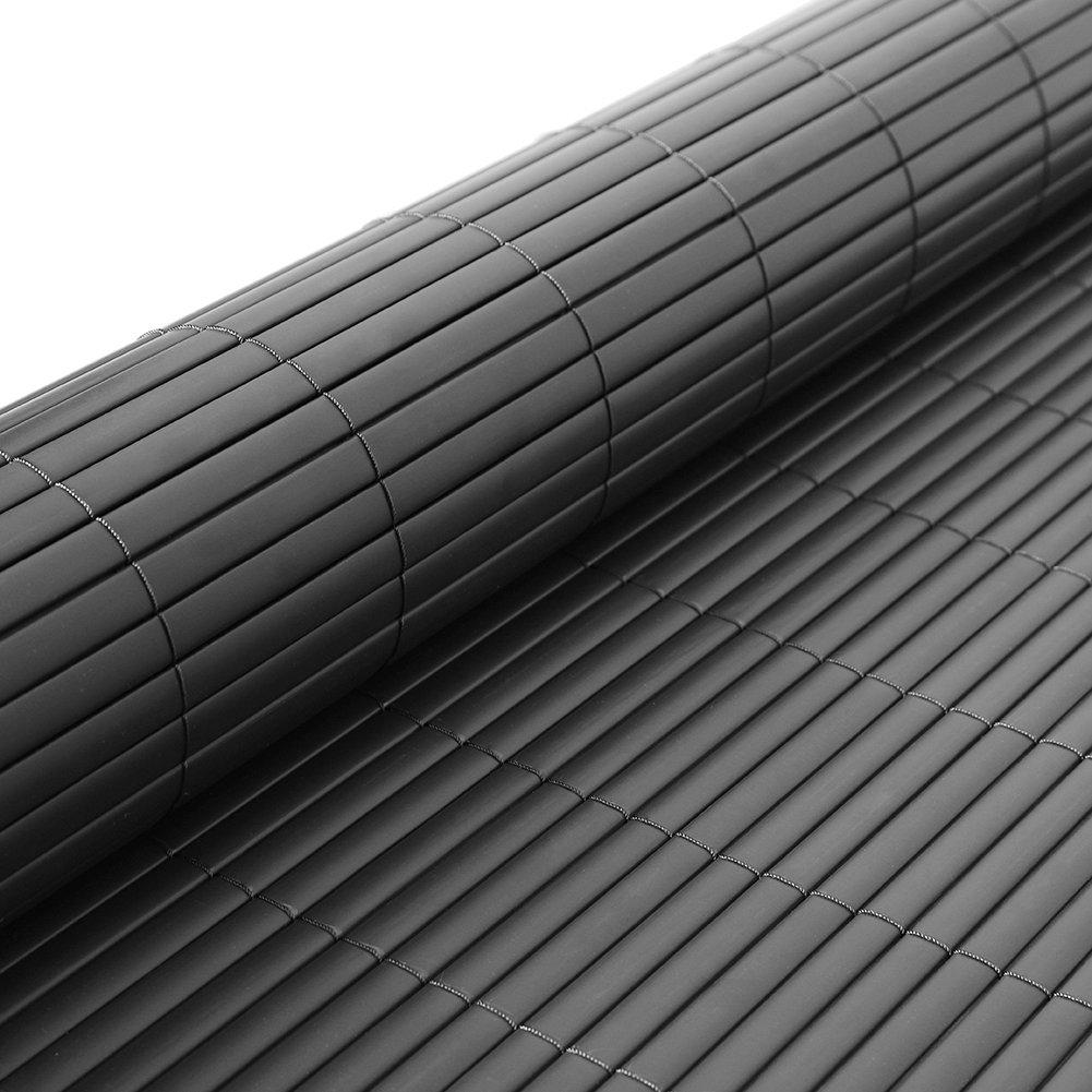 Grey - Breeins - 2x3m PVC Privacy Fence Sun-Block Screen - 6