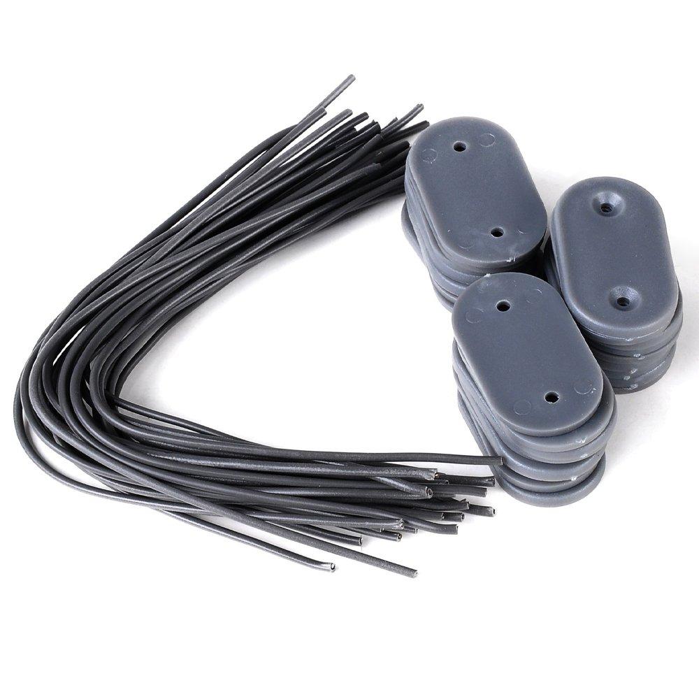 Grey - Breeins - 2x3m PVC Privacy Fence Sun-Block Screen - 7