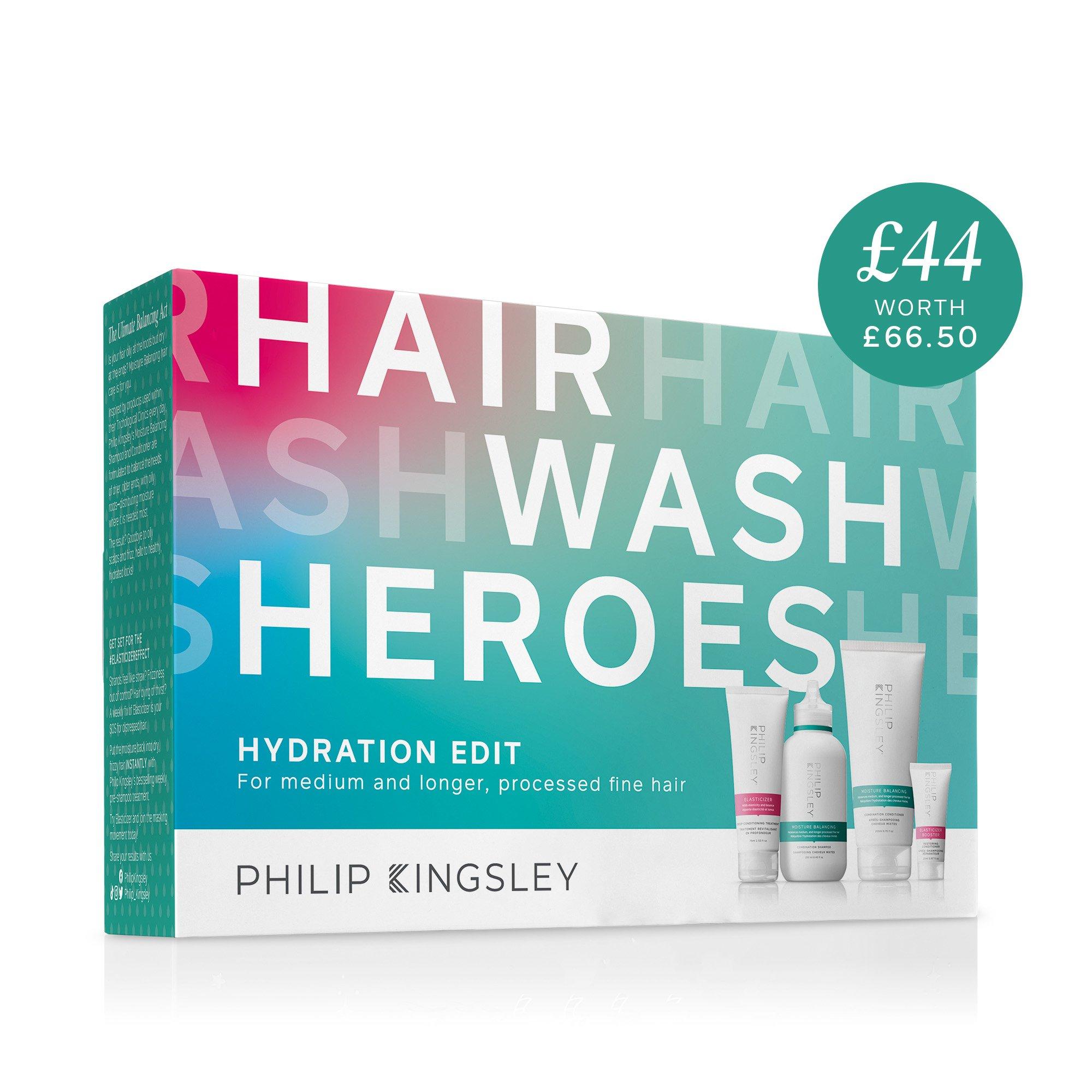 Clear - Philip Kingsley - Hair Wash Heroes Hydration Edit Set - 3