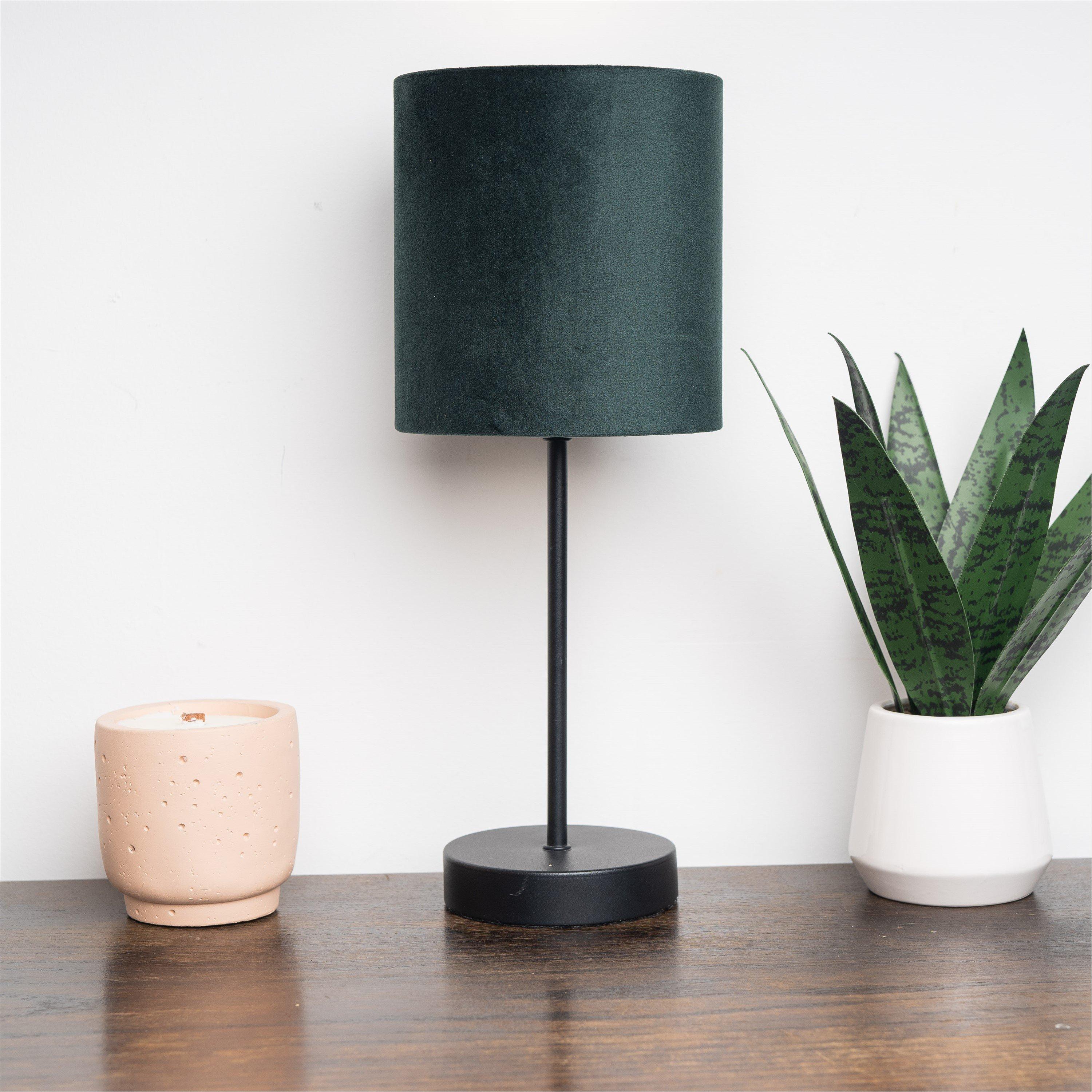 Green - K Living - Hove Table Lamp with Green Shade
