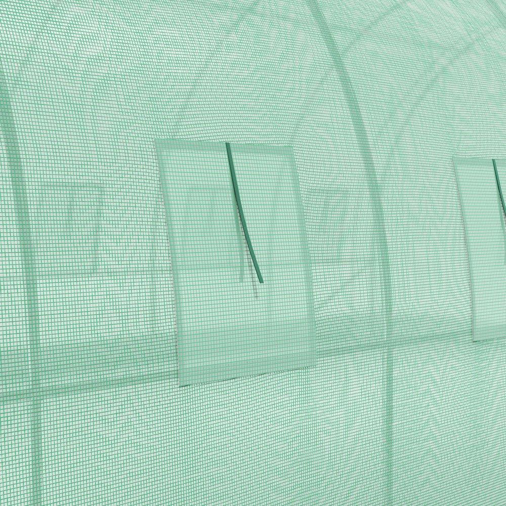 Green - Breeins - Walk-in Green Tunnel Greenhouse Steel - 7