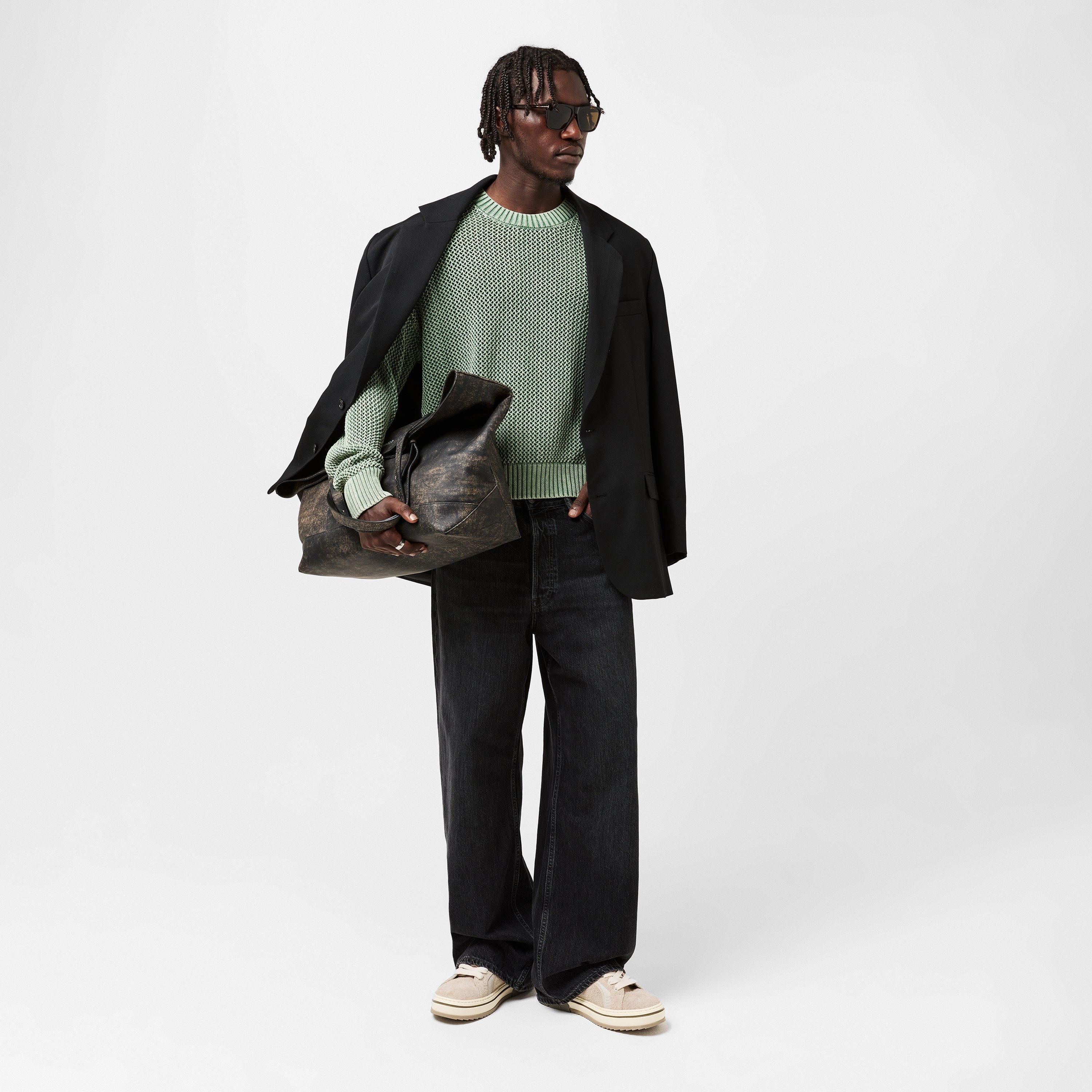 Brown - Represent - Men's Leather Tote Bag - 6