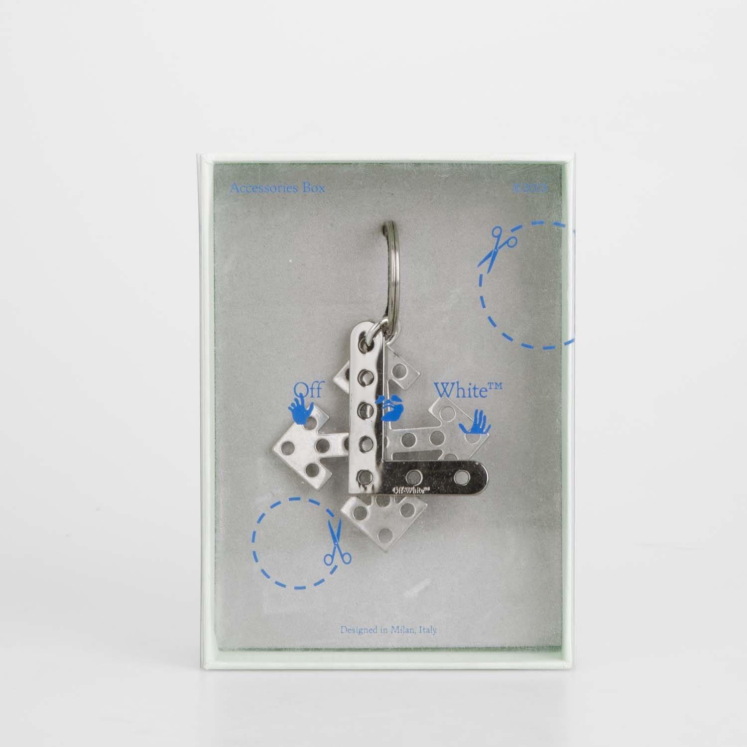 Silver - Off White - Arrow Charm - 1