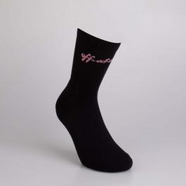Off White Script Logo Low Socks