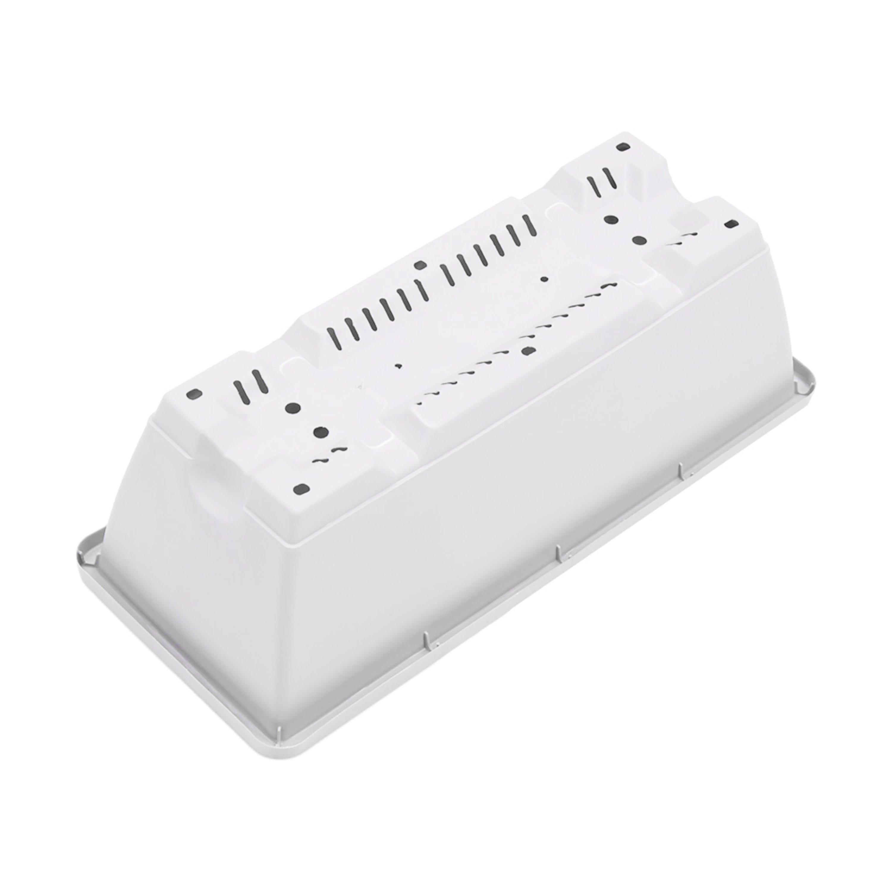 Grey White - Breeins - 5-Piece Rectangle Garden Planter Set - 6