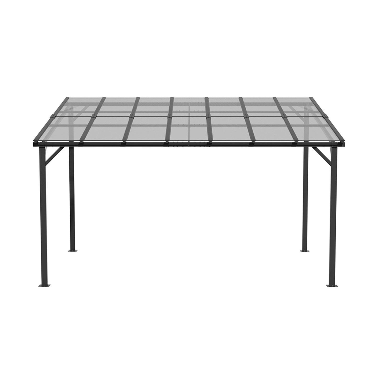 Grey - Breeins - Wall-Mounted Patio Canopy - 4