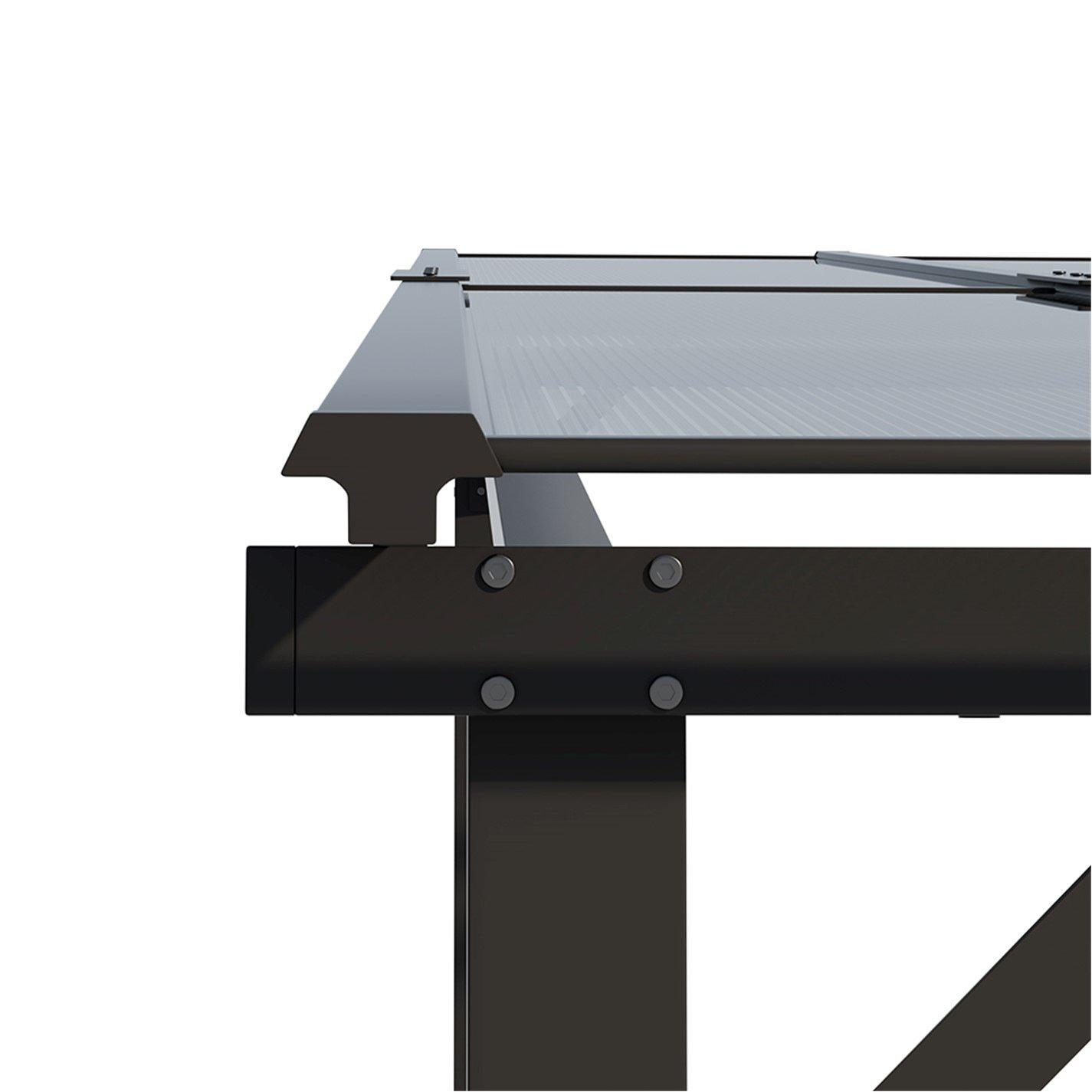 Grey - Breeins - Wall-Mounted Patio Canopy - 5