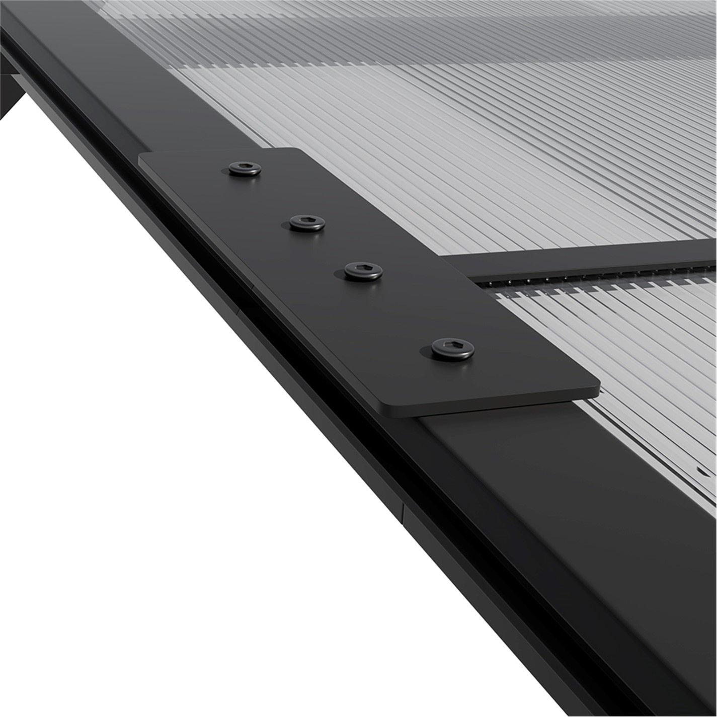 Grey - Breeins - Wall-Mounted Patio Canopy - 6