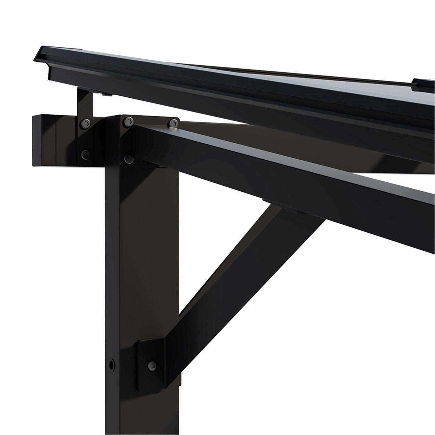 Grey - Breeins - Wall-Mounted Patio Canopy - 7