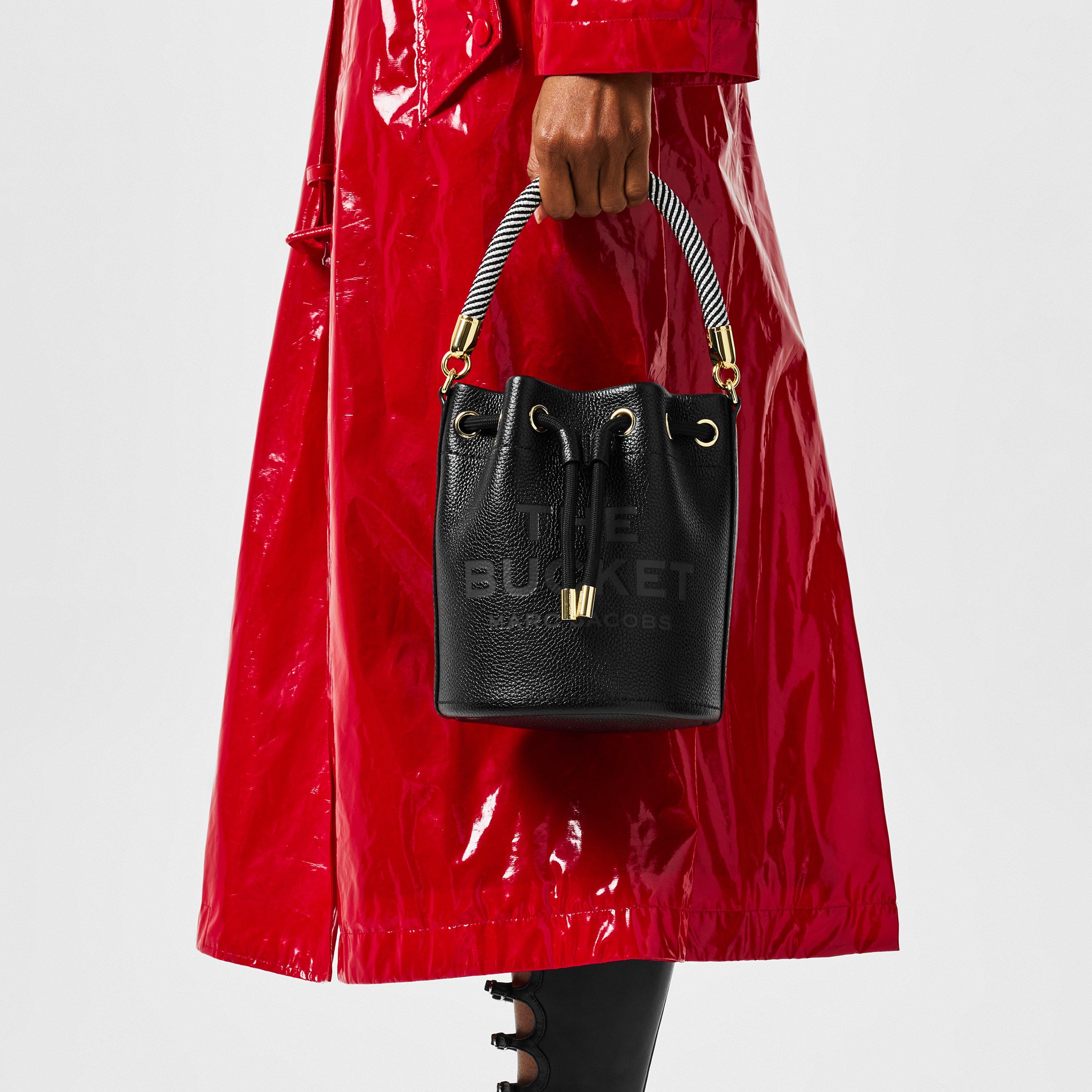 Black - Marc Jacobs - Leather Bucket Bag - 2