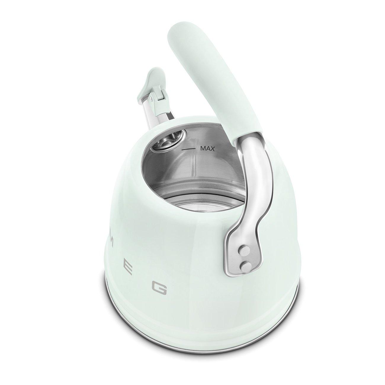 Pastel Green - Smeg - Whistling Kettle in Pastel Green - 7