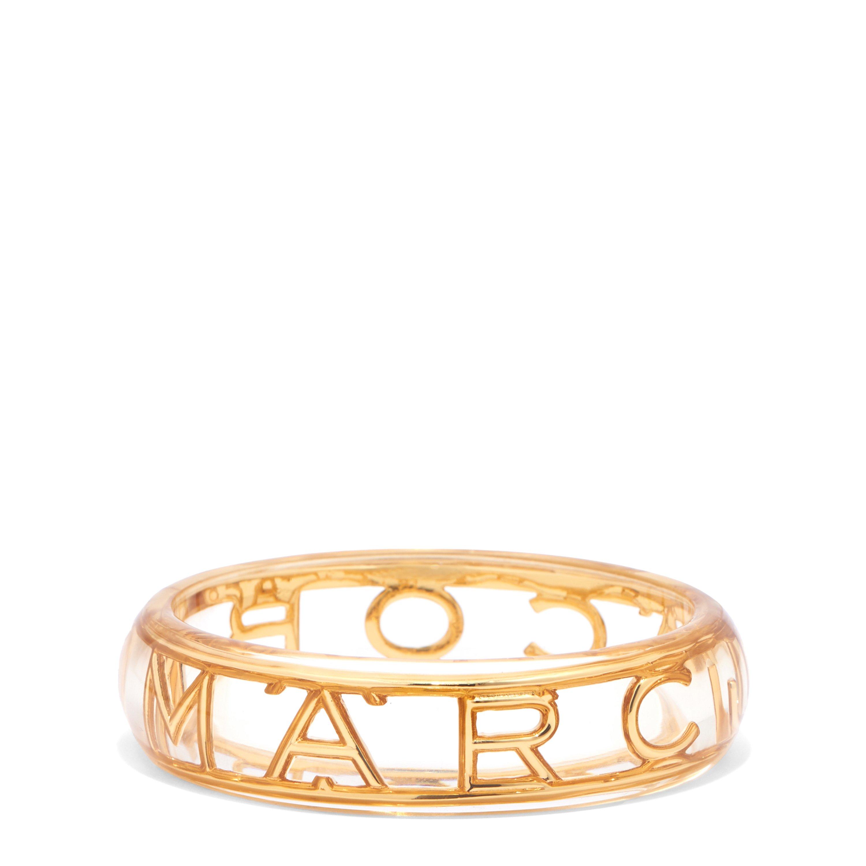 Clear/Gold - Marc Jacobs - Women's Monogram Bangles - 1