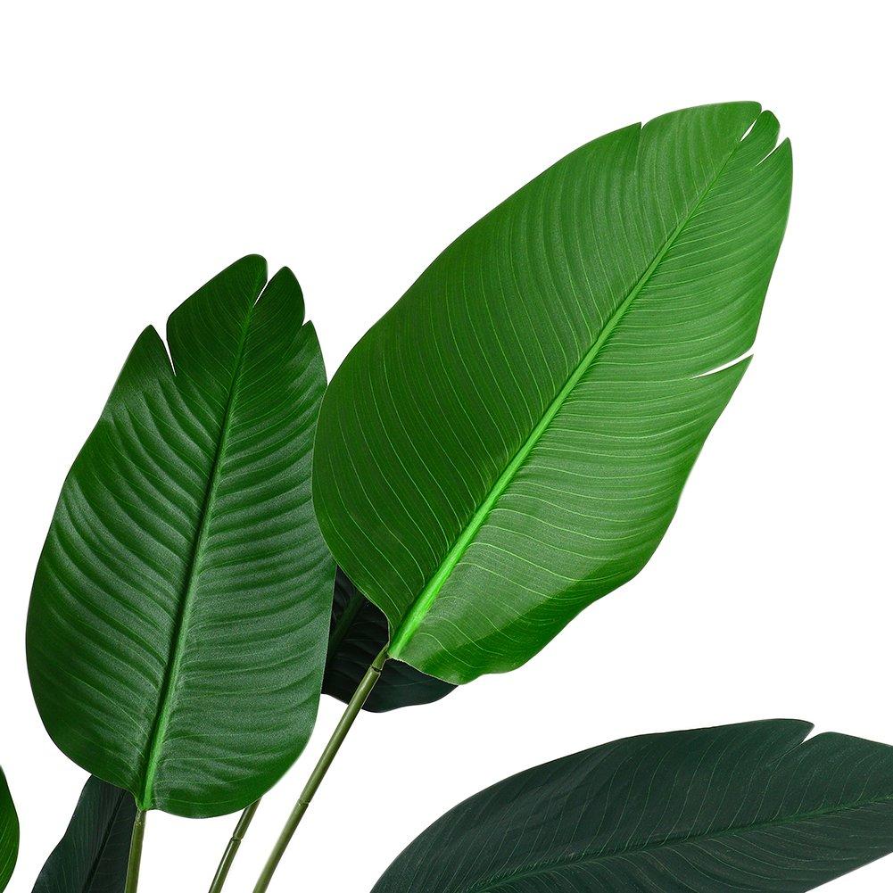 Green - LIFE IDEAS - 180cm Artificial Banana Leaf Tree in Pot - 5
