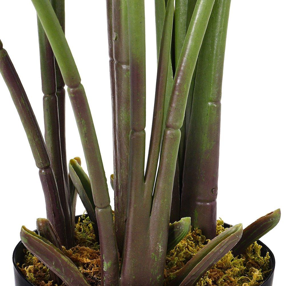 Green - LIFE IDEAS - 180cm Artificial Banana Leaf Tree in Pot - 6