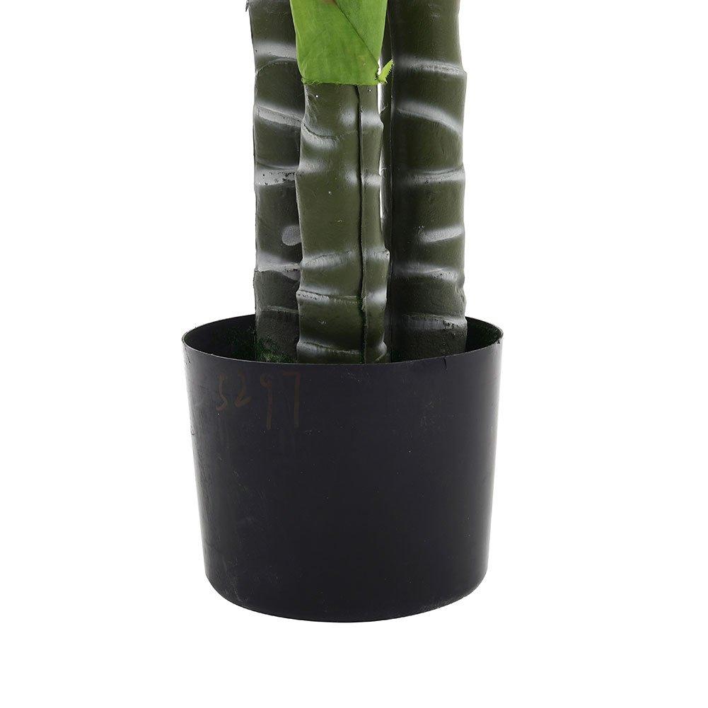 Green - LIFE IDEAS - 160cm Artificial Tropical Plant with Flowerpot - 7