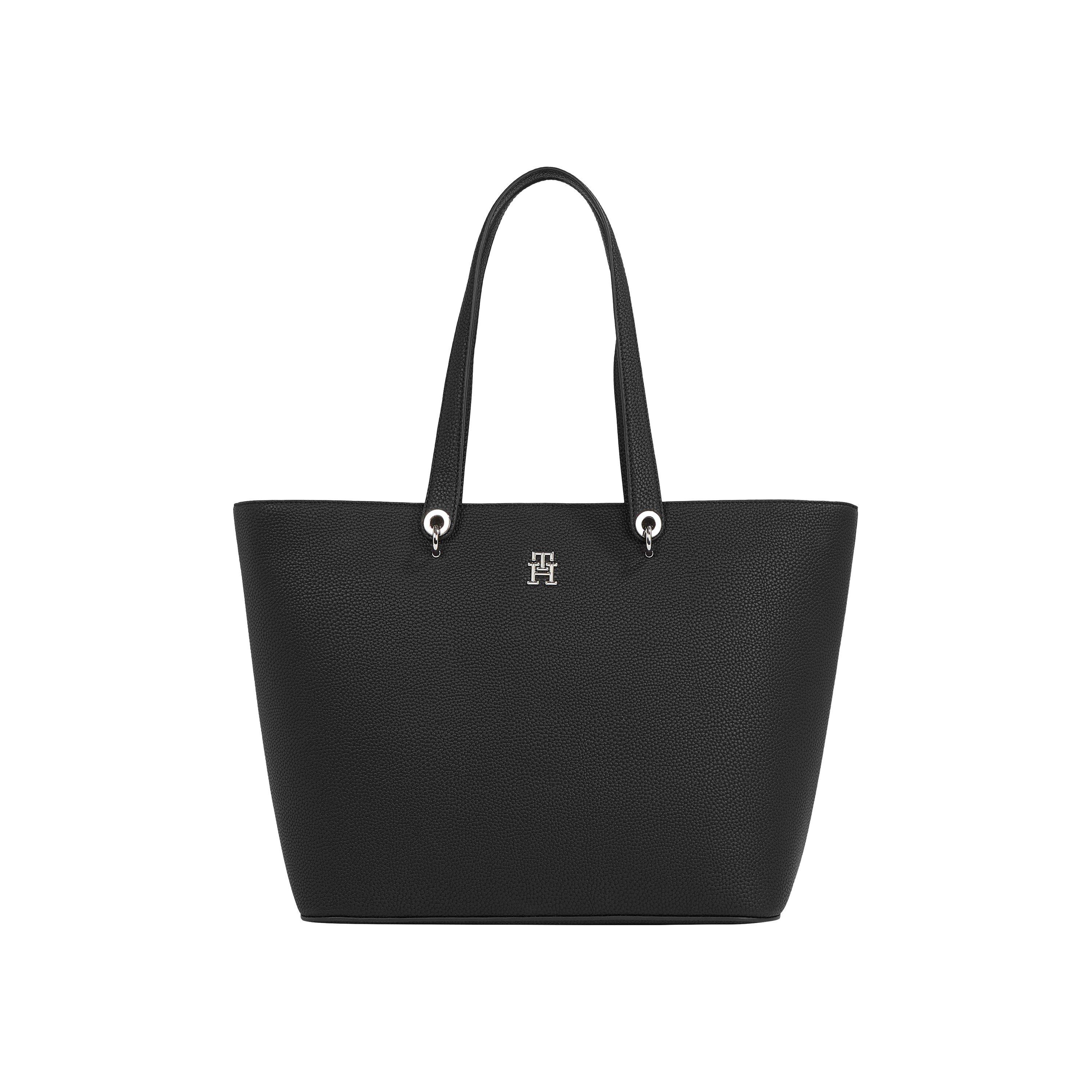 Tommy Hilfiger TH Emblem Tote Bag - Black