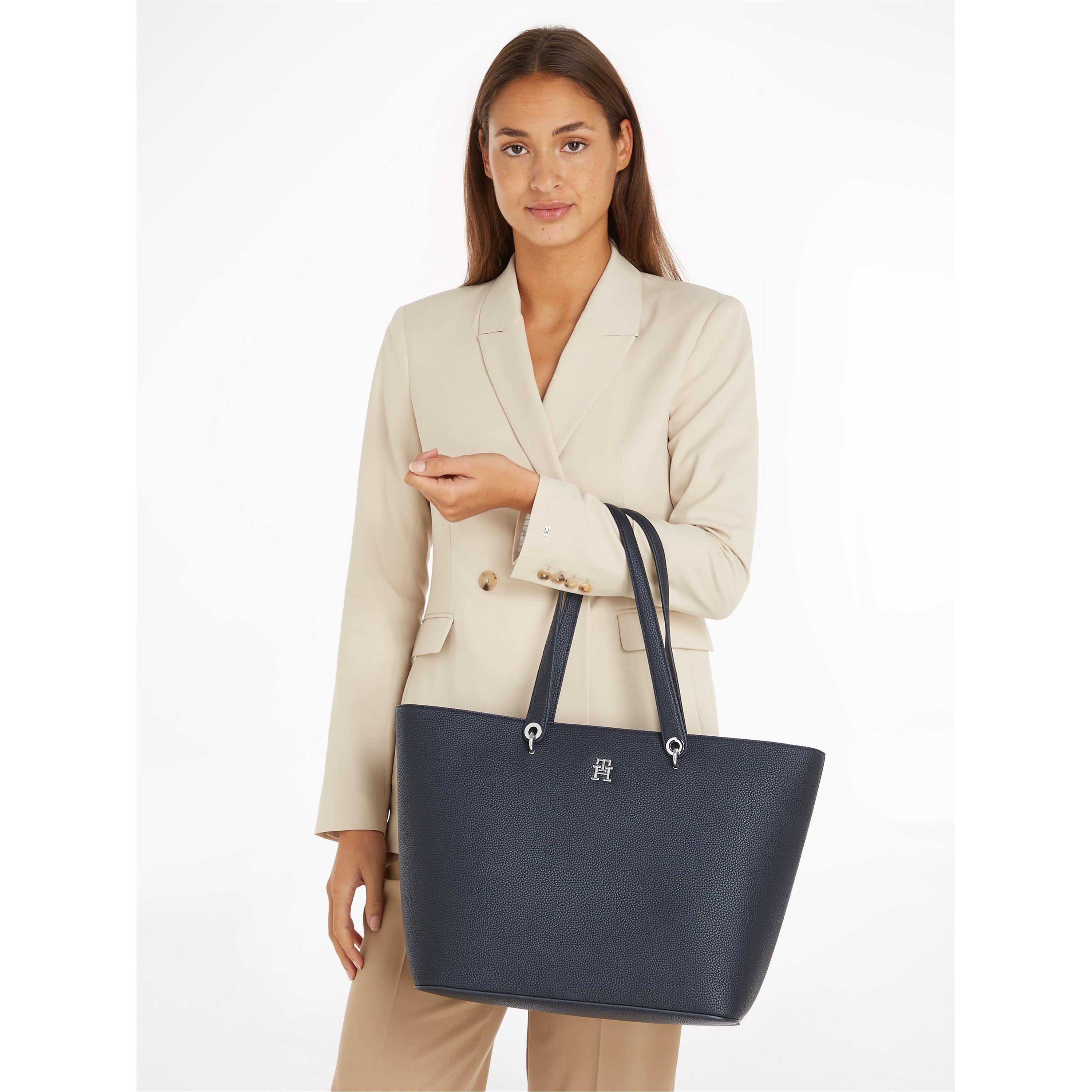 Space Blue - Tommy Hilfiger - TH Emblem Tote Bag - 4