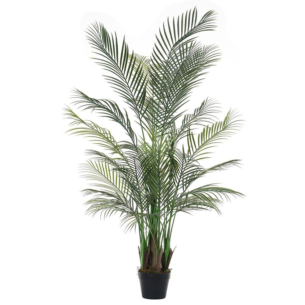 Green - LIFE IDEAS - Artificial Tall Potted Palm Tree Indoor Outdoor - 3